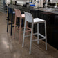 Contemporary Macron Counter Stools Armless Indoor Plastic Bar Stool for Kitchen Clearhalo 'Bar Furniture' 'Bar Stools' 'bar_stools' 'furn' 'furn_bar_stools' 'furniture_bar_stools' 'Kitchen & Dining Furniture' 'kitchen&dining_furn' 'kitchen' 'kitchen_furn' Furniture' 4503743
