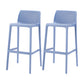 Contemporary Macron Counter Stools Armless Indoor Plastic Bar Stool for Kitchen Blue 2 Piece Set Bar Stool(30"H) Clearhalo 'Bar Furniture' 'Bar Stools' 'bar_stools' 'furn' 'furn_bar_stools' 'furniture_bar_stools' 'Kitchen & Dining Furniture' 'kitchen&dining_furn' 'kitchen' 'kitchen_furn' Furniture' 4503745