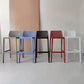 Contemporary Macron Counter Stools Armless Indoor Plastic Bar Stool for Kitchen Clearhalo 'Bar Furniture' 'Bar Stools' 'bar_stools' 'furn' 'furn_bar_stools' 'furniture_bar_stools' 'Kitchen & Dining Furniture' 'kitchen&dining_furn' 'kitchen' 'kitchen_furn' Furniture' 4503748