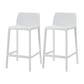 Contemporary Macron Counter Stools Armless Indoor Plastic Bar Stool for Kitchen White 2 Piece Set Counter Stool(26"H) Clearhalo 'Bar Furniture' 'Bar Stools' 'bar_stools' 'furn' 'furn_bar_stools' 'furniture_bar_stools' 'Kitchen & Dining Furniture' 'kitchen&dining_furn' 'kitchen' 'kitchen_furn' Furniture' 4503752