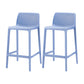 Contemporary Macron Counter Stools Armless Indoor Plastic Bar Stool for Kitchen Blue 2 Piece Set Counter Stool(26"H) Clearhalo 'Bar Furniture' 'Bar Stools' 'bar_stools' 'furn' 'furn_bar_stools' 'furniture_bar_stools' 'Kitchen & Dining Furniture' 'kitchen&dining_furn' 'kitchen' 'kitchen_furn' Furniture' 4503759
