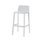 Contemporary Macron Counter Stools Armless Indoor Plastic Bar Stool for Kitchen White 1 Piece Bar Stool(30"H) Clearhalo 'Bar Furniture' 'Bar Stools' 'bar_stools' 'furn' 'furn_bar_stools' 'furniture_bar_stools' 'Kitchen & Dining Furniture' 'kitchen&dining_furn' 'kitchen' 'kitchen_furn' Furniture' 4503764