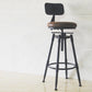 Industrial Style Metal Bar-stool with Iron Legs Counter Stool for Kitchen Bar Clearhalo 'Bar Furniture' 'Bar Stools' 'bar_stools' 'furn' 'furn_bar_stools' 'furniture_bar_stools' 'Kitchen & Dining Furniture' 'kitchen&dining_furn' 'kitchen' 'kitchen_furn' Furniture' 4503793
