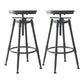 Industrial Style Metal Bar-stool with Iron Legs Counter Stool for Kitchen Bar Clearhalo 'Bar Furniture' 'Bar Stools' 'bar_stools' 'furn' 'furn_bar_stools' 'furniture_bar_stools' 'Kitchen & Dining Furniture' 'kitchen&dining_furn' 'kitchen' 'kitchen_furn' Furniture' 4503803