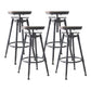 Industrial Style Metal Bar-stool with Iron Legs Counter Stool for Kitchen Bar Clearhalo 'Bar Furniture' 'Bar Stools' 'bar_stools' 'furn' 'furn_bar_stools' 'furniture_bar_stools' 'Kitchen & Dining Furniture' 'kitchen&dining_furn' 'kitchen' 'kitchen_furn' Furniture' 4503804
