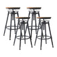 Industrial Style Metal Bar-stool with Iron Legs Counter Stool for Kitchen Bar Clearhalo 'Bar Furniture' 'Bar Stools' 'bar_stools' 'furn' 'furn_bar_stools' 'furniture_bar_stools' 'Kitchen & Dining Furniture' 'kitchen&dining_furn' 'kitchen' 'kitchen_furn' Furniture' 4503807
