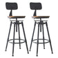 Industrial Style Metal Bar-stool with Iron Legs Counter Stool for Kitchen Bar Clearhalo 'Bar Furniture' 'Bar Stools' 'bar_stools' 'furn' 'furn_bar_stools' 'furniture_bar_stools' 'Kitchen & Dining Furniture' 'kitchen&dining_furn' 'kitchen' 'kitchen_furn' Furniture' 4503809