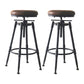 Industrial Style Metal Bar-stool with Iron Legs Counter Stool for Kitchen Bar Clearhalo 'Bar Furniture' 'Bar Stools' 'bar_stools' 'furn' 'furn_bar_stools' 'furniture_bar_stools' 'Kitchen & Dining Furniture' 'kitchen&dining_furn' 'kitchen' 'kitchen_furn' Furniture' 4503812
