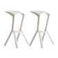 Contemporary Stackable Counter Stools Colorful Indoor Geometric Bar Stool, 1 Piece White 2 Piece Set Clearhalo 'Bar Furniture' 'Bar Stools' 'bar_stools' 'furn' 'furn_bar_stools' 'furniture_bar_stools' 'Kitchen & Dining Furniture' 'kitchen&dining_furn' 'kitchen' 'kitchen_furn' Furniture' 4503820