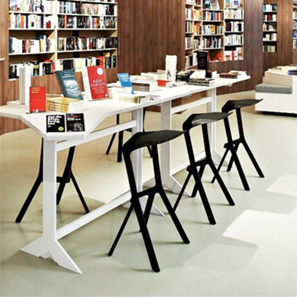 Contemporary Stackable Counter Stools Colorful Indoor Geometric Bar Stool, 1 Piece Clearhalo 'Bar Furniture' 'Bar Stools' 'bar_stools' 'furn' 'furn_bar_stools' 'furniture_bar_stools' 'Kitchen & Dining Furniture' 'kitchen&dining_furn' 'kitchen' 'kitchen_furn' Furniture' 4503832