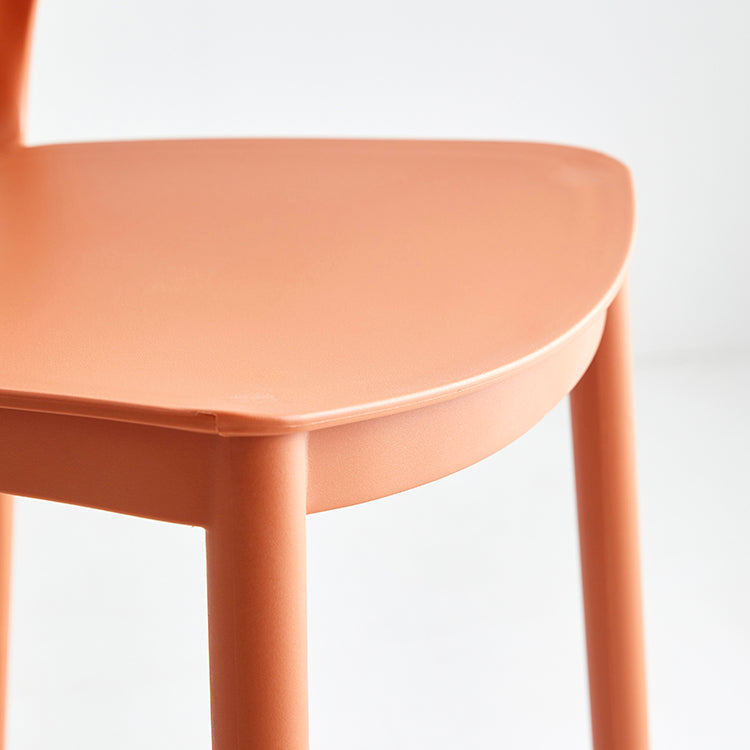 Macron Colorful Plastic Counter Stools Nordic Armrest Indoor Bar Stool Clearhalo 'Bar Furniture' 'Bar Stools' 'bar_stools' 'furn' 'furn_bar_stools' 'furniture_bar_stools' 'Kitchen & Dining Furniture' 'kitchen&dining_furn' 'kitchen' 'kitchen_furn' Furniture' 4503886