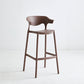 Macron Colorful Plastic Counter Stools Nordic Armrest Indoor Bar Stool Coffee 1 Piece Bar Stool(30"H) Clearhalo 'Bar Furniture' 'Bar Stools' 'bar_stools' 'furn' 'furn_bar_stools' 'furniture_bar_stools' 'Kitchen & Dining Furniture' 'kitchen&dining_furn' 'kitchen' 'kitchen_furn' Furniture' 4503906