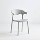 Macron Colorful Plastic Counter Stools Nordic Armrest Indoor Bar Stool Grey 1 Piece Short Stool(18"H) Clearhalo 'Bar Furniture' 'Bar Stools' 'bar_stools' 'furn' 'furn_bar_stools' 'furniture_bar_stools' 'Kitchen & Dining Furniture' 'kitchen&dining_furn' 'kitchen' 'kitchen_furn' Furniture' 4503927