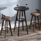 Upholstered Distressed Wood Counter Stools Low Back Bar Stools with Round Seat Clearhalo 'Bar Furniture' 'Bar Stools' 'bar_stools' 'furn' 'furn_bar_stools' 'furniture_bar_stools' 'Kitchen & Dining Furniture' 'kitchen&dining_furn' 'kitchen' 'kitchen_furn' Furniture' 4503947