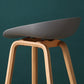 Contemporary Simple Counter Stools 30-inch Indoor Wood Legs Bar Stool with Plastic Seat Clearhalo 'Bar Furniture' 'Bar Stools' 'bar_stools' 'furn' 'furn_bar_stools' 'furniture_bar_stools' 'Kitchen & Dining Furniture' 'kitchen&dining_furn' 'kitchen' 'kitchen_furn' Furniture' 4504034