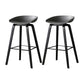 Contemporary Simple Counter Stools 30-inch Indoor Wood Legs Bar Stool with Plastic Seat Grey 2 Piece Set Clearhalo 'Bar Furniture' 'Bar Stools' 'bar_stools' 'furn' 'furn_bar_stools' 'furniture_bar_stools' 'Kitchen & Dining Furniture' 'kitchen&dining_furn' 'kitchen' 'kitchen_furn' Furniture' 4504054