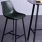 Industrial Metal Low Back Barstool Simple Indoor Tall Stool with Leather Seat Clearhalo 'Bar Furniture' 'Bar Stools' 'bar_stools' 'furn' 'furn_bar_stools' 'furniture_bar_stools' 'Kitchen & Dining Furniture' 'kitchen&dining_furn' 'kitchen' 'kitchen_furn' Furniture' 4504137