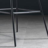 Industrial Iron Low Back Barstool Simple Indoor Tall Stool with Leather Seat Clearhalo 'Bar Furniture' 'Bar Stools' 'bar_stools' 'furn' 'furn_bar_stools' 'furniture_bar_stools' 'Kitchen & Dining Furniture' 'kitchen&dining_furn' 'kitchen' 'kitchen_furn' Furniture' 4504172