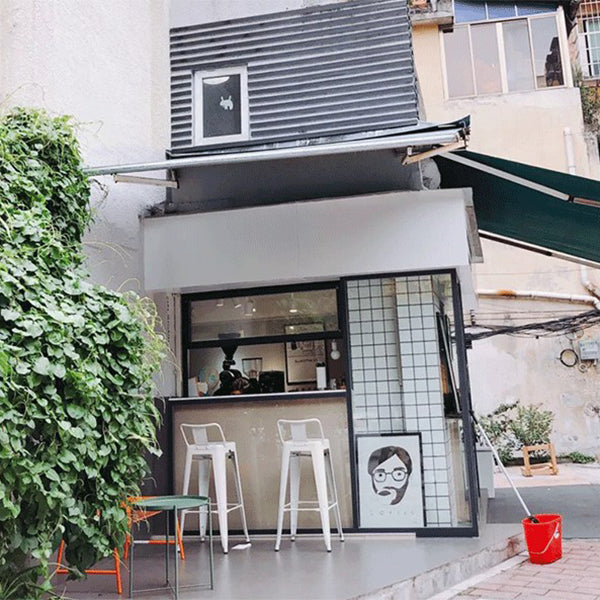 Industrial Style Armless Barstool Iron Counter Stools with Pedal for Coffee Shop Clearhalo 'Bar Furniture' 'Bar Stools' 'bar_stools' 'furn' 'furn_bar_stools' 'furniture_bar_stools' 'Kitchen & Dining Furniture' 'kitchen&dining_furn' 'kitchen' 'kitchen_furn' Furniture' 4504277