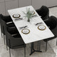 Sintered Stone White Dining Table Traditional Luxury Dining Table with Metal Base Clearhalo ' dining_table' 'Dining Tables & Seating' 'Dining Tables' 'furn' 'furn_dining_table' 'Furniture' 'furniture_dining_table' 'Kitchen & Dining Furniture' 'kitchen&dining_furn' 'kitchen' 'kitchen_dining_table' 4510626