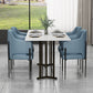 Sintered Stone White Dining Table Traditional Luxury Dining Table with Metal Base Clearhalo ' dining_table' 'Dining Tables & Seating' 'Dining Tables' 'furn' 'furn_dining_table' 'Furniture' 'furniture_dining_table' 'Kitchen & Dining Furniture' 'kitchen&dining_furn' 'kitchen' 'kitchen_dining_table' 4510633