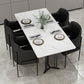 Sintered Stone White Dining Table Traditional Luxury Dining Table with Metal Base Clearhalo ' dining_table' 'Dining Tables & Seating' 'Dining Tables' 'furn' 'furn_dining_table' 'Furniture' 'furniture_dining_table' 'Kitchen & Dining Furniture' 'kitchen&dining_furn' 'kitchen' 'kitchen_dining_table' 4510634