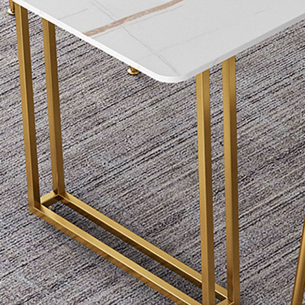 Sintered Stone Dining Table Traditional Luxury Sled Base Dining Table Clearhalo ' dining_table' 'Dining Tables & Seating' 'Dining Tables' 'furn' 'furn_dining_table' 'Furniture' 'furniture_dining_table' 'Kitchen & Dining Furniture' 'kitchen&dining_furn' 'kitchen' 'kitchen_dining_table' 4510648