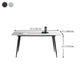 Rectangle Shape Industrial Style Dining Table Sintered Stone Fixed Table for Restaurant Clearhalo ' dining_table' 'Dining Tables & Seating' 'Dining Tables' 'furn' 'furn_dining_table' 'Furniture' 'furniture_dining_table' 'Kitchen & Dining Furniture' 'kitchen&dining_furn' 'kitchen' 'kitchen_dining_table' 4510668