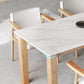 Sintered Stone Top Dining Table Modern Rectangle Table with Wooden Base Clearhalo ' dining_table' 'Dining Tables & Seating' 'Dining Tables' 'furn' 'furn_dining_table' 'Furniture' 'furniture_dining_table' 'Kitchen & Dining Furniture' 'kitchen&dining_furn' 'kitchen' 'kitchen_dining_table' 4510677