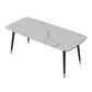 Sintered Stone Dining Table Modern 4 Legs Dining Table for Home Use White Without Chairs Clearhalo ' dining_table' 'Dining Tables & Seating' 'Dining Tables' 'furn' 'furn_dining_table' 'Furniture' 'furniture_dining_table' 'Kitchen & Dining Furniture' 'kitchen&dining_furn' 'kitchen' 'kitchen_dining_table' 4510737