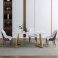 Rectangle Double Pedestal Dining Site Table Traditional Luxury Table for Indoor Clearhalo ' dining_table' 'Dining Tables & Seating' 'Dining Tables' 'furn' 'furn_dining_table' 'Furniture' 'furniture_dining_table' 'Kitchen & Dining Furniture' 'kitchen&dining_furn' 'kitchen' 'kitchen_dining_table' 4510768