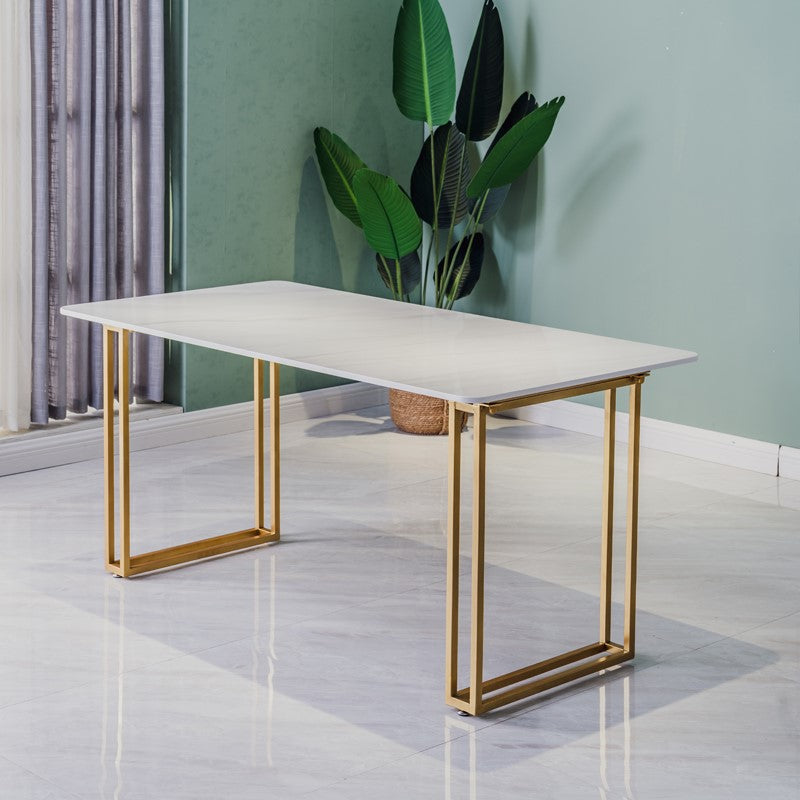 Traditional Luxury Rectangle Furniture Double Pedestal Dining Site Table Black White Without Chairs Clearhalo ' dining_table' 'Dining Tables & Seating' 'Dining Tables' 'furn' 'furn_dining_table' 'Furniture' 'furniture_dining_table' 'Kitchen & Dining Furniture' 'kitchen&dining_furn' 'kitchen' 'kitchen_dining_table' 4510807