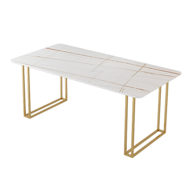 Traditional Luxury Rectangle Furniture Double Pedestal Dining Site Table White Without Chairs Clearhalo ' dining_table' 'Dining Tables & Seating' 'Dining Tables' 'furn' 'furn_dining_table' 'Furniture' 'furniture_dining_table' 'Kitchen & Dining Furniture' 'kitchen&dining_furn' 'kitchen' 'kitchen_dining_table' 4510808