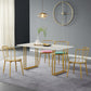 Traditional Luxury Rectangle Furniture Double Pedestal Dining Site Table Clearhalo ' dining_table' 'Dining Tables & Seating' 'Dining Tables' 'furn' 'furn_dining_table' 'Furniture' 'furniture_dining_table' 'Kitchen & Dining Furniture' 'kitchen&dining_furn' 'kitchen' 'kitchen_dining_table' 4510815