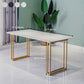 Traditional Luxury Rectangle Furniture Double Pedestal Dining Site Table Clearhalo ' dining_table' 'Dining Tables & Seating' 'Dining Tables' 'furn' 'furn_dining_table' 'Furniture' 'furniture_dining_table' 'Kitchen & Dining Furniture' 'kitchen&dining_furn' 'kitchen' 'kitchen_dining_table' 4510817