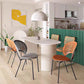 Oval Shape Simplicity Dining Table Fixed Table with Pinewood Solid Wood White 55.1"L x 27.6"W x 29.5"H Without Chairs Clearhalo ' dining_table' 'Dining Tables & Seating' 'Dining Tables' 'furn' 'furn_dining_table' 'Furniture' 'furniture_dining_table' 'Kitchen & Dining Furniture' 'kitchen&dining_furn' 'kitchen' 'kitchen_dining_table' 4510823