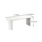 Sintered Stone Dining Table White Modern Dining Table for Kitchen Clearhalo ' dining_table' 'Dining Tables & Seating' 'Dining Tables' 'furn' 'furn_dining_table' 'Furniture' 'furniture_dining_table' 'Kitchen & Dining Furniture' 'kitchen&dining_furn' 'kitchen' 'kitchen_dining_table' 4510898