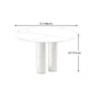 Sintered Stone Dining Table White Modern Dining Table for Kitchen Clearhalo ' dining_table' 'Dining Tables & Seating' 'Dining Tables' 'furn' 'furn_dining_table' 'Furniture' 'furniture_dining_table' 'Kitchen & Dining Furniture' 'kitchen&dining_furn' 'kitchen' 'kitchen_dining_table' 4510902