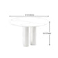 Sintered Stone Dining Table White Modern Dining Table for Kitchen Clearhalo ' dining_table' 'Dining Tables & Seating' 'Dining Tables' 'furn' 'furn_dining_table' 'Furniture' 'furniture_dining_table' 'Kitchen & Dining Furniture' 'kitchen&dining_furn' 'kitchen' 'kitchen_dining_table' 4510905