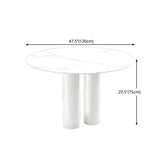 Sintered Stone Dining Table White Modern Dining Table for Kitchen Clearhalo ' dining_table' 'Dining Tables & Seating' 'Dining Tables' 'furn' 'furn_dining_table' 'Furniture' 'furniture_dining_table' 'Kitchen & Dining Furniture' 'kitchen&dining_furn' 'kitchen' 'kitchen_dining_table' 4510905