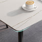 Industrial Rectangle Dining Table Stone 4 Legs Furniture for Dining Room Clearhalo ' dining_table' 'Dining Tables & Seating' 'Dining Tables' 'furn' 'furn_dining_table' 'Furniture' 'furniture_dining_table' 'Kitchen & Dining Furniture' 'kitchen&dining_furn' 'kitchen' 'kitchen_dining_table' 4510923
