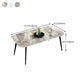 Industrial Style Dining Site Table Rectangle Stone Furniture with 4 Legs Clearhalo ' dining_table' 'Dining Tables & Seating' 'Dining Tables' 'furn' 'furn_dining_table' 'Furniture' 'furniture_dining_table' 'Kitchen & Dining Furniture' 'kitchen&dining_furn' 'kitchen' 'kitchen_dining_table' 4510942