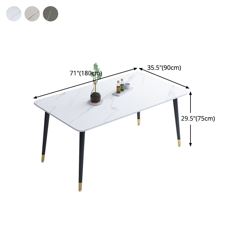 Sintered Stone Dining Table Traditional Luxury Table for Home Use Clearhalo ' dining_table' 'Dining Tables & Seating' 'Dining Tables' 'furn' 'furn_dining_table' 'Furniture' 'furniture_dining_table' 'Kitchen & Dining Furniture' 'kitchen&dining_furn' 'kitchen' 'kitchen_dining_table' 4510959