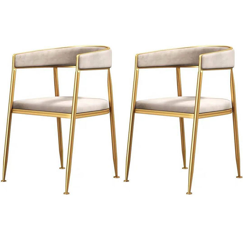 Scandinavian Design Cane Back Dining Chairs Fabric Dining Side Chair for Kitchen Beige 2 Piece Set Clearhalo ' kitchen&dining_furn' 'Dining Chairs' 'Dining Tables & Seating' 'dining_chair' 'furn' 'furn_dining_chair' 'Furniture' 'furniture_dining_chair' 'Kitchen & Dining Furniture' 'kitchen' 4511005