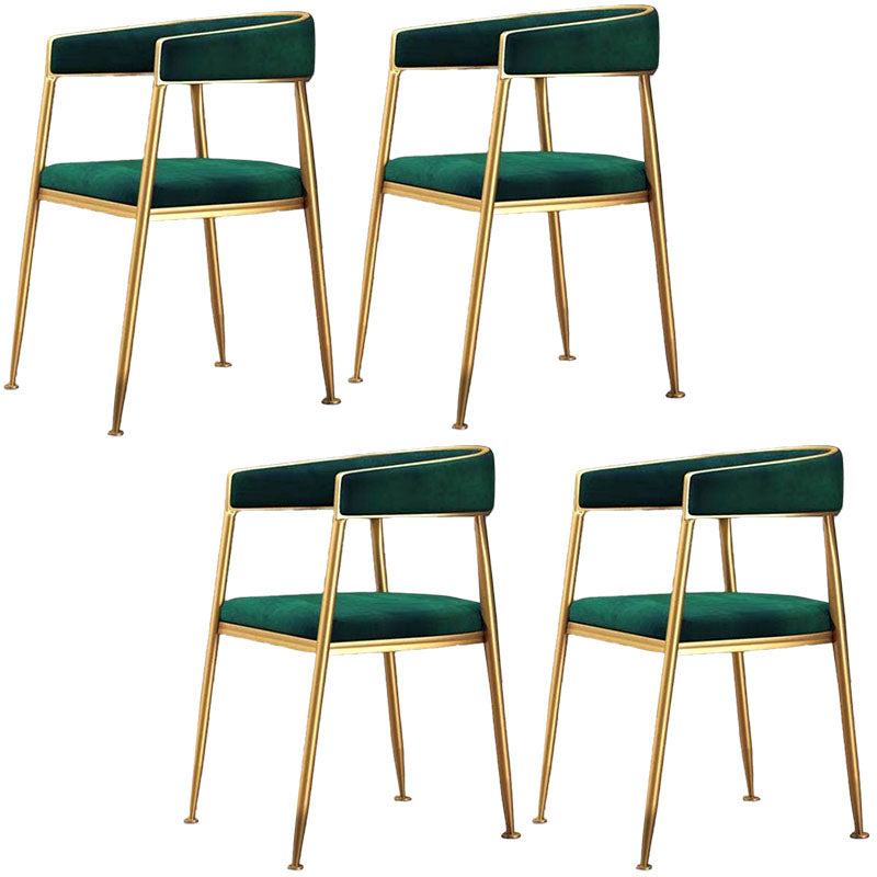 Scandinavian Design Cane Back Dining Chairs Fabric Dining Side Chair for Kitchen Green 4 Piece Set Clearhalo ' kitchen&dining_furn' 'Dining Chairs' 'Dining Tables & Seating' 'dining_chair' 'furn' 'furn_dining_chair' 'Furniture' 'furniture_dining_chair' 'Kitchen & Dining Furniture' 'kitchen' 4511016