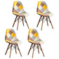Wood Scandinavian Kitchen Dining Room Chair Solid Back Side Chair Yellow-Brown Set of 4 Clearhalo ' kitchen&dining_furn' 'Dining Chairs' 'Dining Tables & Seating' 'dining_chair' 'Furniture' 'furniture_dining_chair' 'Kitchen & Dining Furniture' 'kitchen' 4511031
