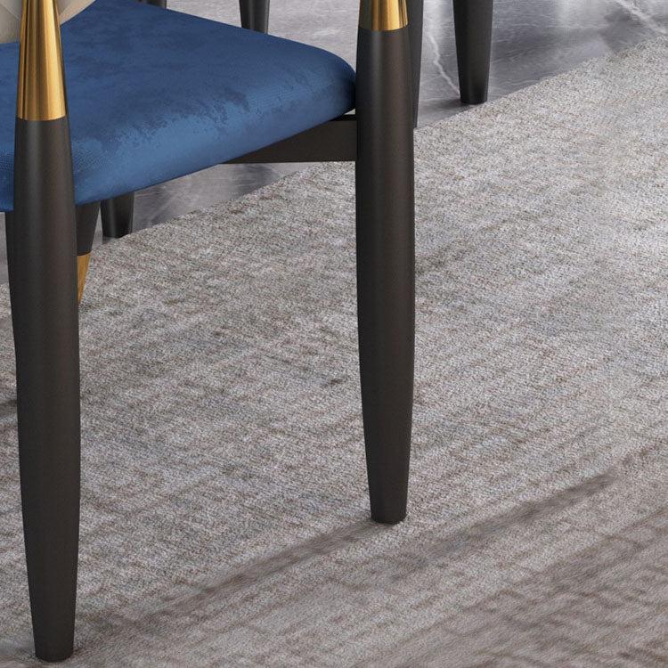 Modern Home Upholstered Arm Chair Matte Finish Open Back Dining Chair Clearhalo ' kitchen&dining_furn' 'Dining Chairs' 'Dining Tables & Seating' 'dining_chair' 'furn' 'furn_dining_chair' 'Furniture' 'furniture_dining_chair' 'Kitchen & Dining Furniture' 'kitchen' 4511073