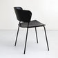 Plastic Scandinavian Indoor-Outdoor Side Chair Open Back Chair Black 1 Piece Clearhalo ' kitchen&dining_furn' 'Dining Chairs' 'Dining Tables & Seating' 'dining_chair' 'furn' 'furn_dining_chair' 'Furniture' 'furniture_dining_chair' 'Kitchen & Dining Furniture' 'kitchen' 4511102