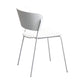 Plastic Scandinavian Indoor-Outdoor Side Chair Open Back Chair Clearhalo ' kitchen&dining_furn' 'Dining Chairs' 'Dining Tables & Seating' 'dining_chair' 'furn' 'furn_dining_chair' 'Furniture' 'furniture_dining_chair' 'Kitchen & Dining Furniture' 'kitchen' 4511105