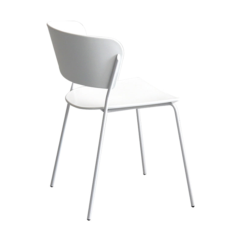 Plastic Scandinavian Indoor-Outdoor Side Chair Open Back Chair Clearhalo ' kitchen&dining_furn' 'Dining Chairs' 'Dining Tables & Seating' 'dining_chair' 'furn' 'furn_dining_chair' 'Furniture' 'furniture_dining_chair' 'Kitchen & Dining Furniture' 'kitchen' 4511105